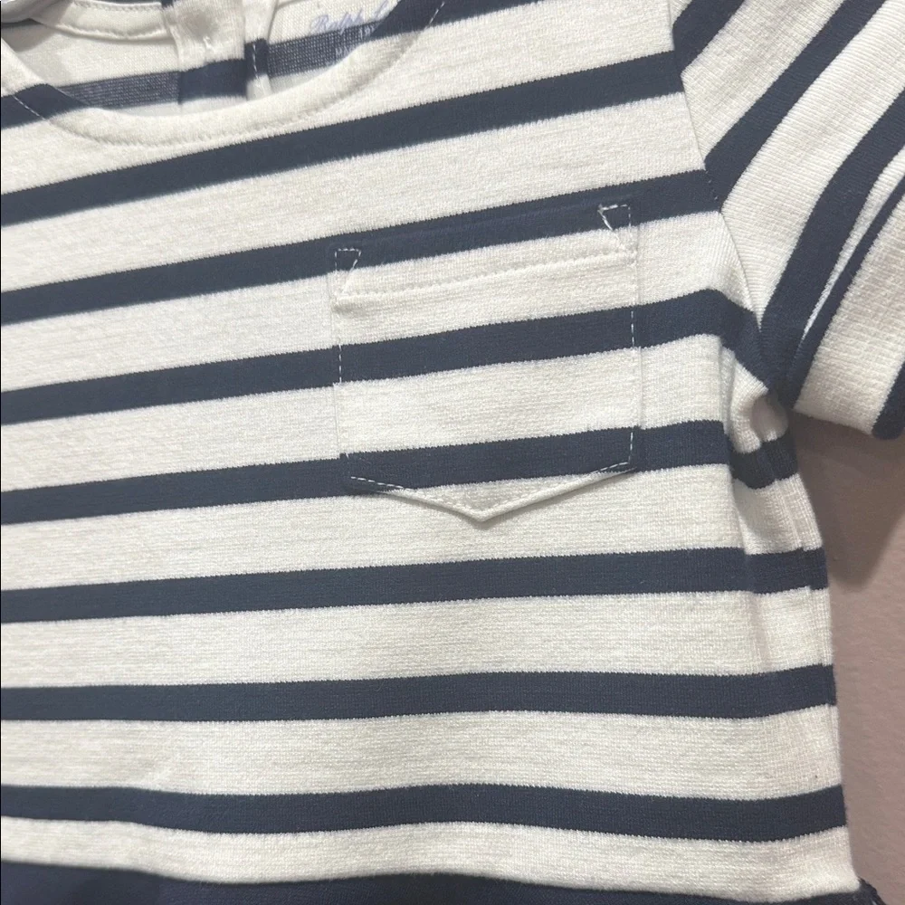 Ralph Lauren Navy and White‎ Striped Dress